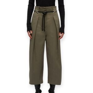 3.1 Phillip Lim Cropped Wide Leg Origami High Waist Pants